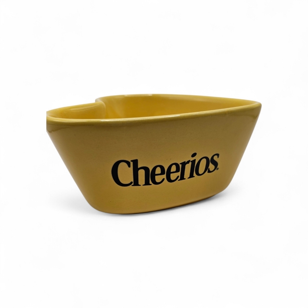 Vintage, General Mills Cheerios Yellow Ceramic Bowl
